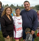 Anna Bazan (Class of 2008) w/parents Lydia &amp; Emilio &amp; little brother